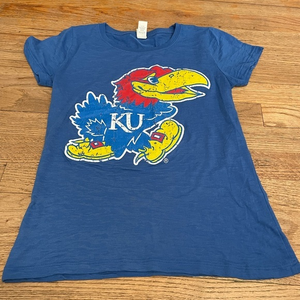 KU Jayhawks t shirt light weight size‎ medium